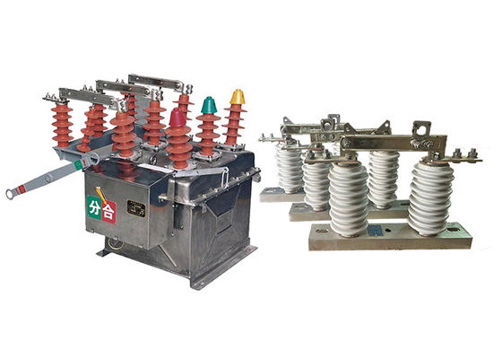 ZW8-12 Hoogspanningsvacuümcircuitbreaker voor de bescherming van een substation met behulp van GW9-10 Hookstick bediende schakelaar