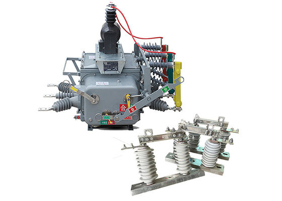 50Hz vacuümcircuit breaker AC power recloser Circuit breaker met controller met verticale breaker switch GB1984-2003