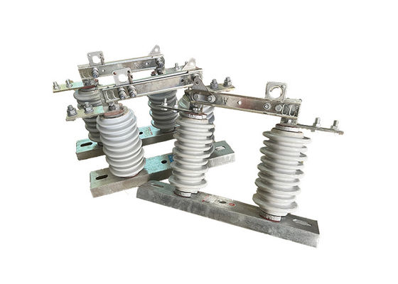 Single Phase High Voltage Disconnector Switch 630A 12kV Porseleinen Outdoor Made Disconnector Switch met slimme werking