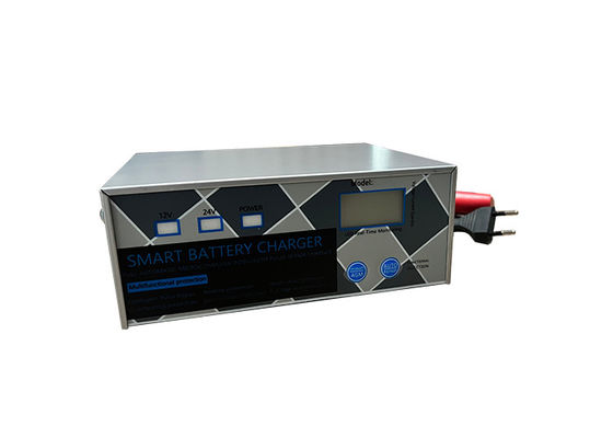 Sneloplaadende motor batterijoplader HAS-Q-619K Zilveren kleur handmatig verstelbare/volledig automatische batterijverjonger