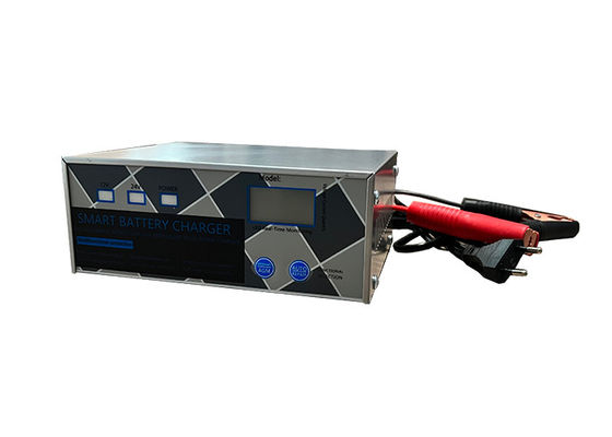 AGM Motor Battery Charger Intelligent Maintainer Trickle Charger Zilveren Kleur Loodzuur Battery Charger Led Display